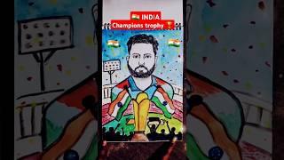 Champions trophy (INDIA) #viralshort #worldcup #cricket  #viratkohli #youtubeshorts #art #india