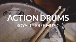 Upbeat Drums & Percussion Background Music For Videos - Royalty Free