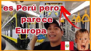 así es EL PRIMER Tren SUBTERRÁNEO  Del PERU en LIMA | ésta Increíble 🫢 #venezolanoenperú