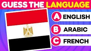 Guess The Language By The Flag  Country Quiz 