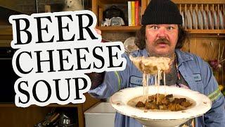 Matty's Favorite Pumpernickel & Beer Cheese Curd Soup | Soups, Salads, Sandwiches