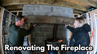 Transforming The Cottage Fireplace Begins.