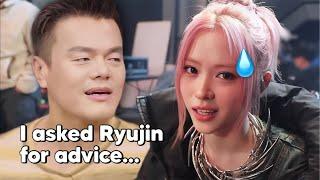 JYP asked Ryujin for an advice & this is her response