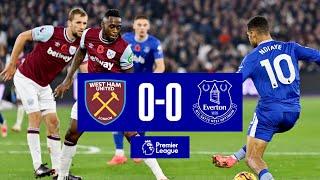 WEST HAM 0-0 EVERTON | Premier League highlights