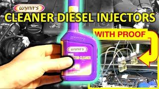 Wynn's diesel injector cleaner TEST/PROOF, before/after fuel treatment and it works