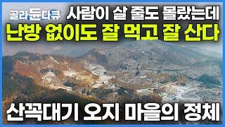 "방송 나오면 안 되는데" 대충 일해도 돈을 쥐고 충분히 잘 먹고 잘 사는 산꼭대기 오지 마을에 귀촌한 부부｜먹고 살 걱정 없는 산골 오지 마을의 정체｜한국기행｜#골라듄다큐