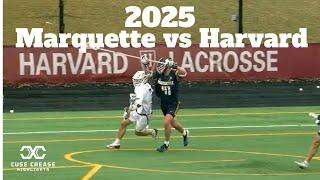 Marquette vs Harvard | 2025 Men's Lacrosse Highlights