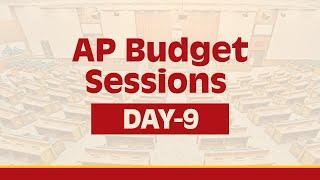 Day -9: AP Budget Sessions | Legislative Assembly - Live.