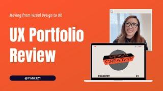 UX Portfolio Review | Key Difference between UI/Visual and UX Design