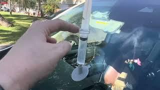 Repair car windshield chip using Permatex kit from Advance Auto Parts #windshieldrepair #cardiy