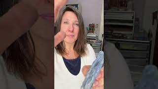 Ease your pain with this Reiki energy healing using blue kyanite crystal therapy 