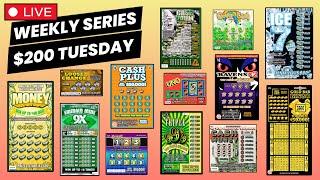 WEEKLY SERIES: $200 TUESDAYSCRATCHING LOTTERY TICKETS FROM MULTIPLE STATES