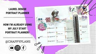 @laureldenise THEE PORTRAIT PLANNER! HOW I’M USING IT- NOW! REDATED & ALREADY STICKERED IN!