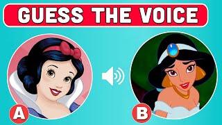 Guess the DISNEY Voice Quiz Challenge | Guess the DISNEY PRINCESS by her VOICE (Part 2)