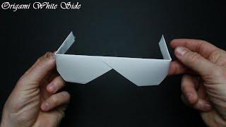 How to make glasses out of paper. Origami Glasses