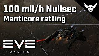 EVE Online - Big ISK with Manticore in Nullsec ratting!