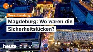 heute journal vom 23.12.2024 Aufarbeitung Anschlag Magdeburg, Konflikt Nordsyrien, Ehrenamt Neukölln