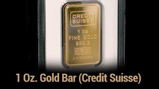 1 Oz Gold Bar (Credit Suisse)