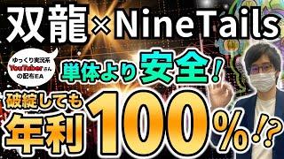 【 FX 自動売買 】双龍とNineTailsの合算運用した場合の検証をしてみた