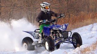 Winter Ride on my YFZ450R