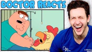 Doctor Reacts To Family Guy Medical Scenes