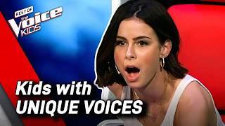 Most Surprising UNIQUE Voices on The Voice Kids 