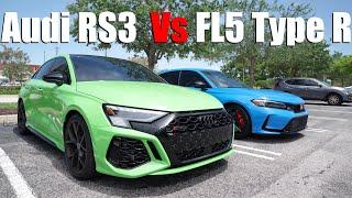 2024 Audi RS3 Vs 2023 Honda Civic Type R Which One Is The Better Stress Reliever ?