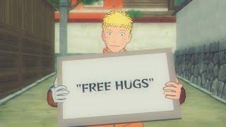 Naruto's giving out "Free hugs"