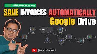 n8n Automation Tutorial: Gmail Attachments to Google Drive with AI Invoice Detection