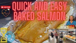 QUICK & EASY, tender & moist - 25 min BAKED SALMON !