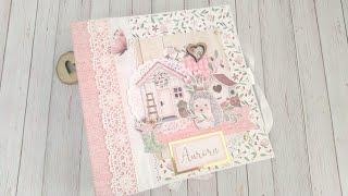ÁLBUM SCRAPBOOK - JARDIM