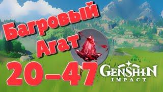 Багровый агат 02. 20-47 | Genshin Impact