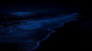 Ocean Waves for Deep Sleep | Soothing Ocean Sounds with Dark Screen and Rolling Waves on Blue Beach