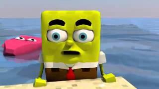  SPONGEBOB IN MINECRAFT 3!  3D Animation 1