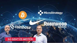 Bleibt der Uptober? MicroStrategy | Coinbase | Bitcoin | Robinhood LIVE Chat ON mit Samir & Andreas