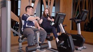 Jenkins Doesn't Skip The Leg Day (Interview with Blitz at Riyadh Masters Gym)