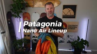 Patagonia Nano Air Lineup - Nano Air vs Nano Air Light Hybrid vs Nano Air Ultralight