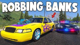 Running From Cops Using World's Fastest Car.. GTA RP