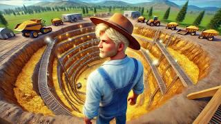 From 0$ in a GIANT PIT to MEGA GOLD FARM!