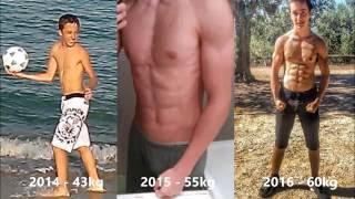 1 Year Body Transformation Calisthenics (Italy)