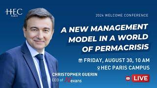 Christopher Guerin, Nexans CEO: "New Management in a Permacrisis World"| HEC Paris 2024 Opening Conf