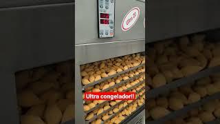 Ultra congelador na fábrica de Salgados