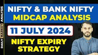 NIFTY PREDICTION FOR TOMORROW| 11 JULY | BANK NIFTY PREDICTION| NIFTY LIVE TRADING| NIFTY EXPIRY