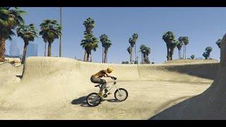GTA V BMX - Sweet 360 in Vespucci skatepark transition