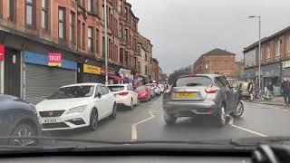 Driving in Glasgow - East End drive - January 2022