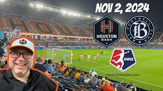 ️ ROBB ZIPP WATCHED HOUSTON DASH VS BAY FC 11-2-2024