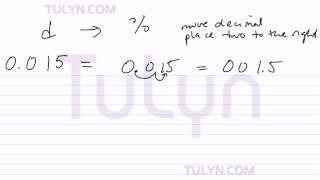 converting decimals to percents