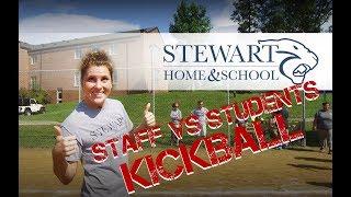 Stewart Home & School Kickball Game - Staff vs Students