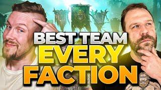 Building the BEST TEAMS in EVERY FACTION (Must Watch!)