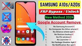 Samsung A10s/A20s Frp Bypass Without Pc 2024 || Talkback Not Working | Google Account Unlock